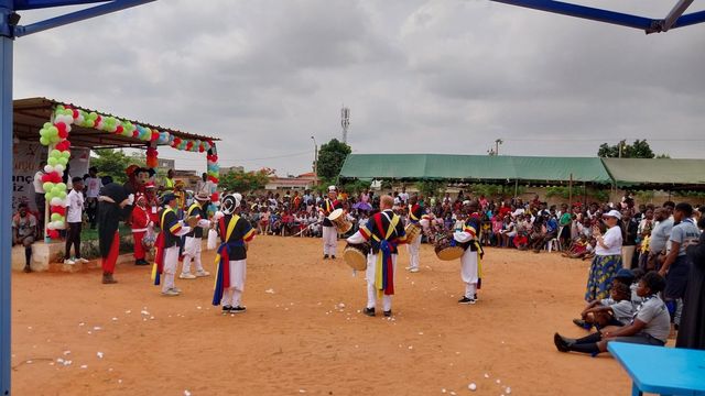 앙골라 4개국 9인조 사물놀이팀 '봉 아미구스' 공연