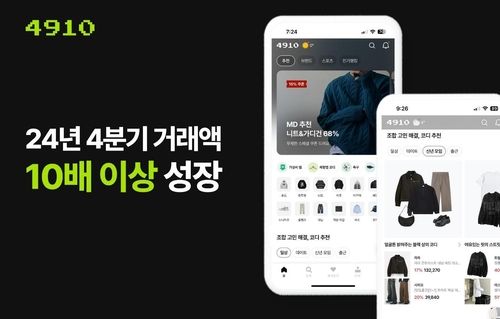 에이블리 "남성 패션 플랫폼 4910 작년 4분기 거래액 10배 증가" - 1