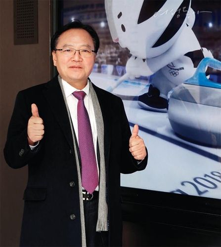 대한당구협회 회장 선거 출마를 선언한 김기홍 전 문체부 차관보