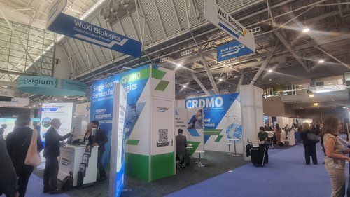 바이오USA에 참가한 우시바이오로직스 부스