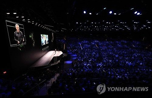 CES 기조연설, WNBA 라스베이거스 에이스 홈구장에서