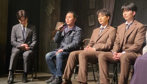 뮤지컬 '퍼스트맨: 카뮈가 남긴 이야기' 시연회