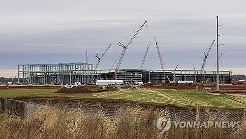 블루오벌SK가 미국에 건설 중인 전기차 배터리 공장