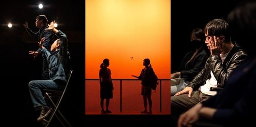 (왼쪽부터) 파랑새, 유원, 전락 공연 모습[국립극단 제공. 재판매 및 DB 금지]