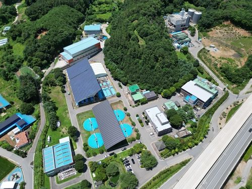 홍천군 친환경 에너지타운 전경