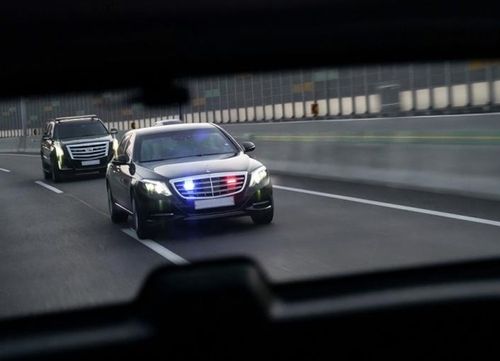 대통령 경호 행렬