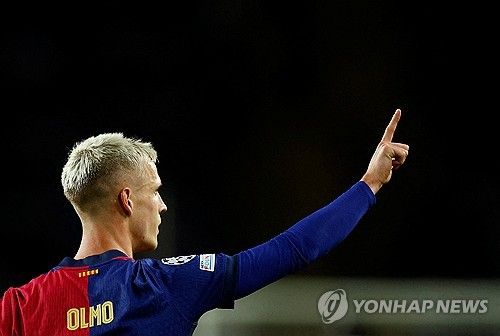 FC바르셀로나의 다니 올모.