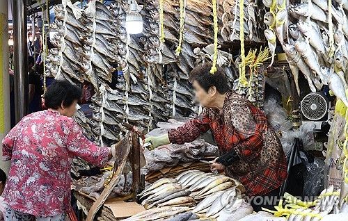 추석 성수품, 조기 가격 상승