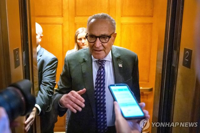 슈머 미국 민주당 상원 원내대표