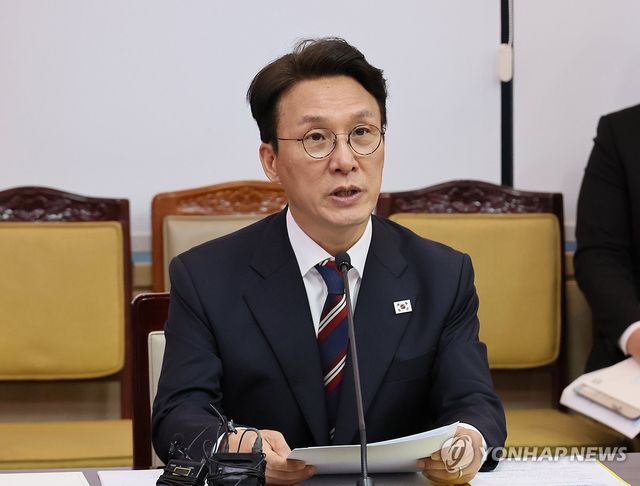 발언하는 김민석 국무총리