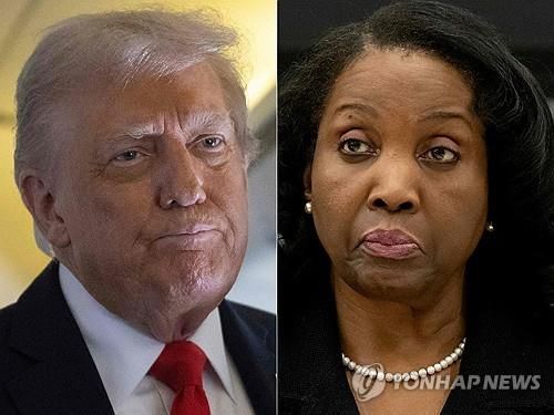 트럼프 대통령과 연준 쿡 이사