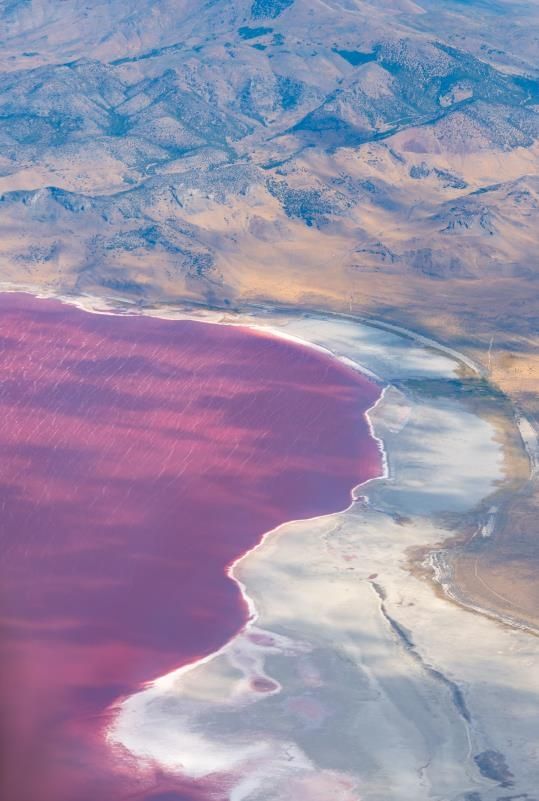 하늘에서 본 '그레이트 솔트 레이크' [사진/성연재 기자] 