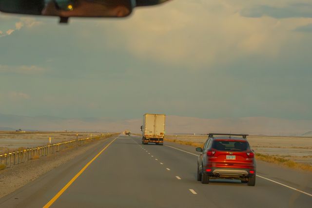 직선으로 뻗은 도로 [사진/성연재 기자]