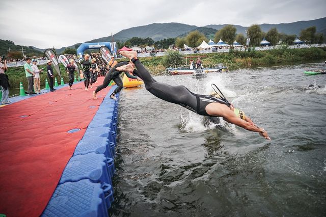 2025 아이언맨 구례 코리아 수영 종목 출전한 선수들