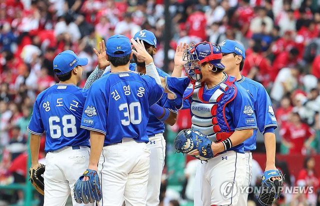 삼성, 준PO 1차전 승리