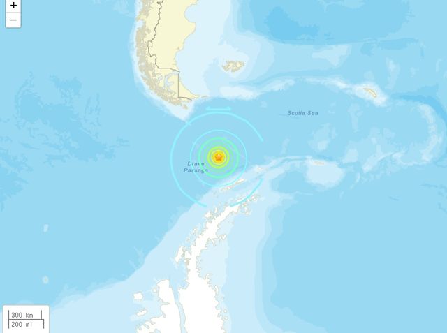 10일(현지시간) 지진 발생 지역 설명도