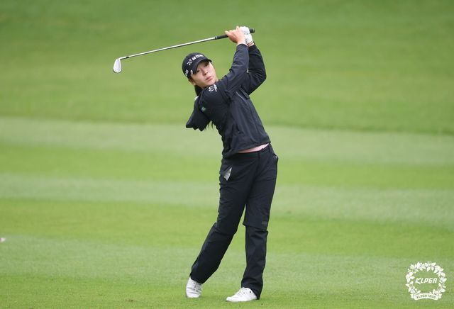 유현조의 1라운드 경기 모습