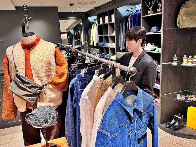 롯데백화점 본점 남성패션관 매장