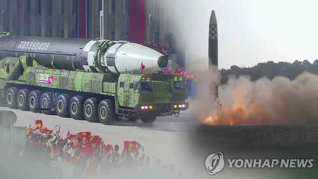 북한 열병식 (CG)