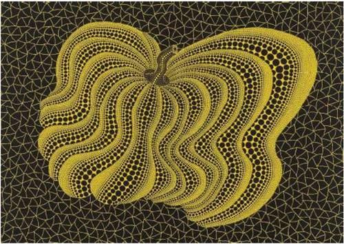 쿠사마 야요이 2004년 작 '춤추는 호박'