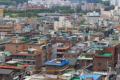 서울 강서구 화곡동 일대 빌라 다세대 주택가 모습. [연합뉴스 자료사진]