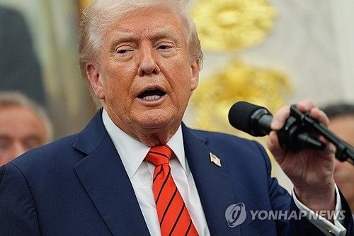 도널드 트럼프 대통령 