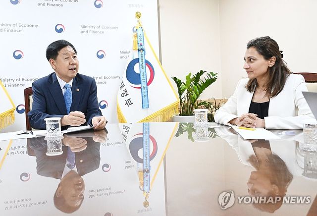 구윤철 부총리, 국제신용평가사 무디스 연례협의단과 면담