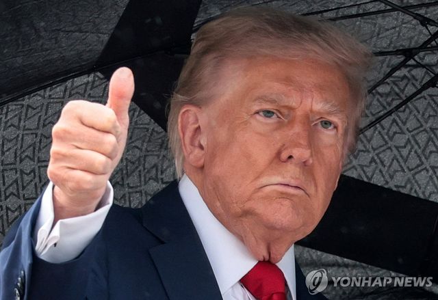 중동으로 향하는 트럼프 대통령