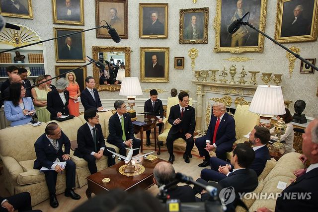 이재명 대통령, 트럼프 대통령과 한·미 정상회담