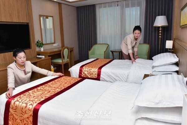 북한 삼지연시 '베개봉 호텔