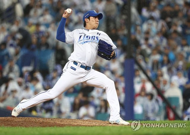 7회 역투 원태인