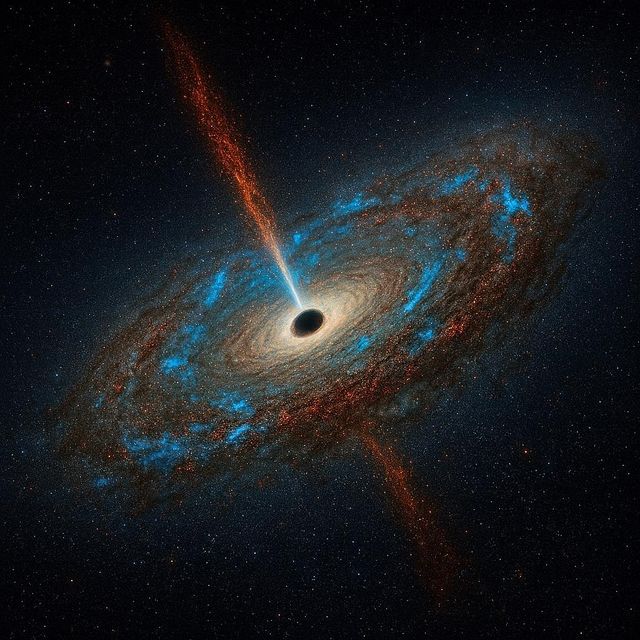 블루독 은하 상상도 