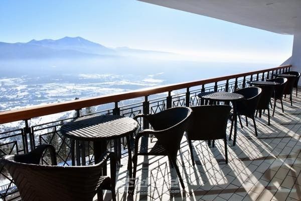 북한 삼지연시 '베개봉 호텔'