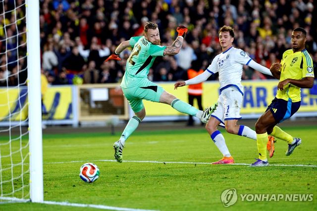 코소보의 득점 장면.