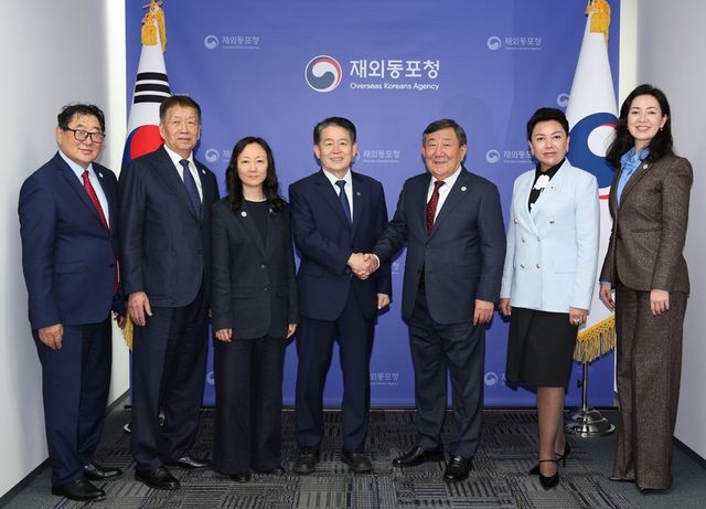 김경협 동포청장, 채유리 카자흐 고려인협회장 면담