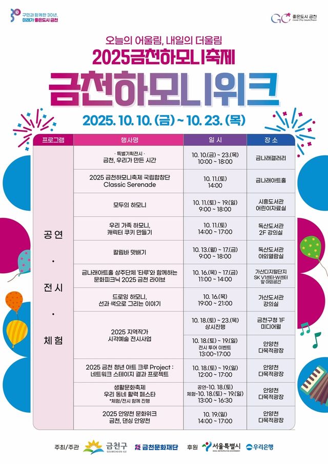 금천하모니위크