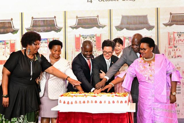 주우간다 한국대사관 국경일 행사