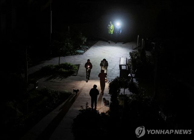 14일(현지시간) 우크라이나 키이우 정전