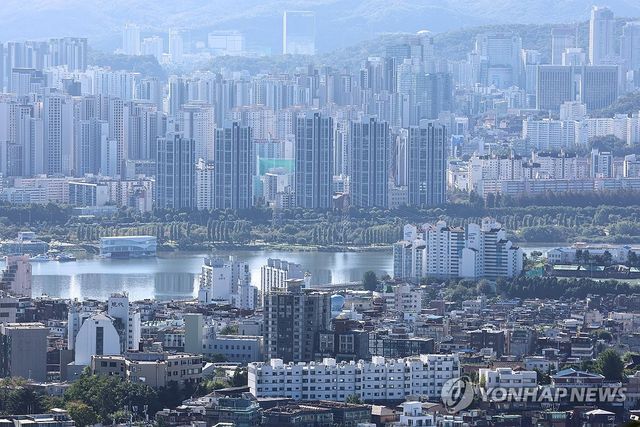 서울 아파트와 주택 단지 모습 [연합뉴스 자료사진]