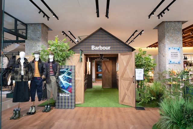 LF 바버, '타탄체크' 전시