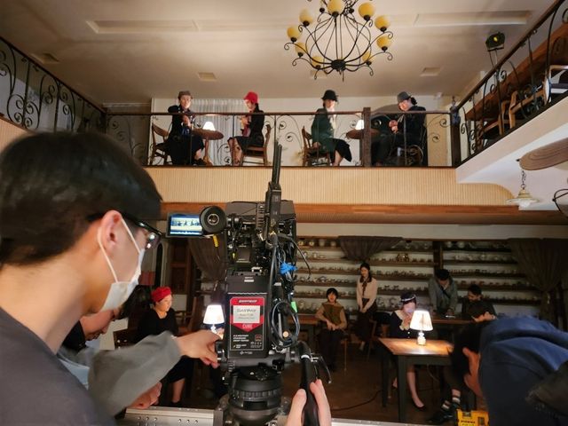 '경성유랑극단' 촬영 현장