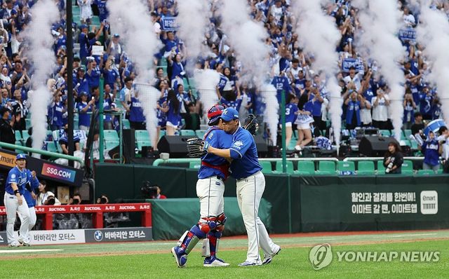 삼성, 준PO 1차전 승리