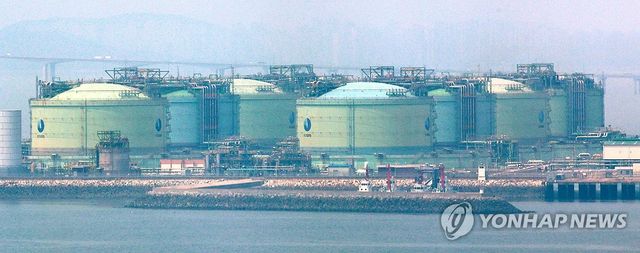 한국가스공사의 LNG 저장탱크