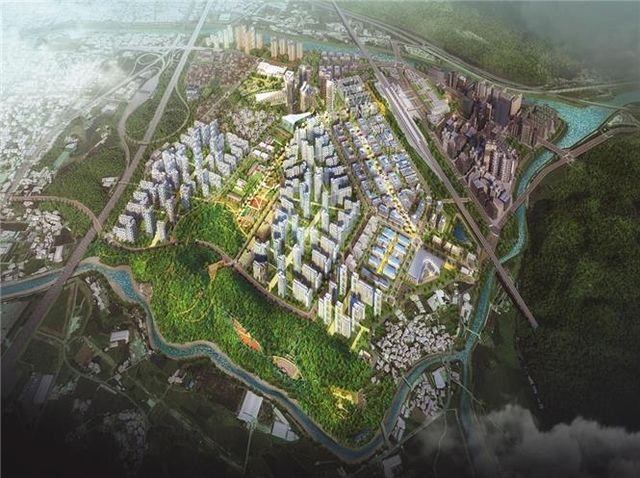 KTX 울산역 복합특화단지 예상 조감도