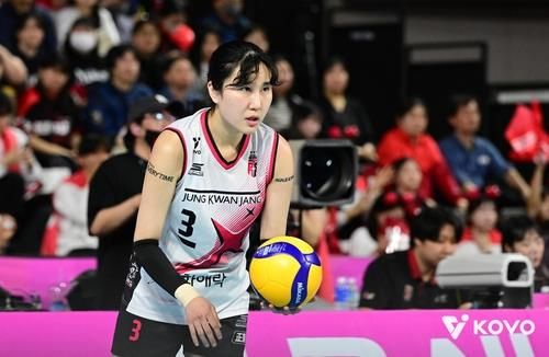 정관장의 주전 세터 염혜선