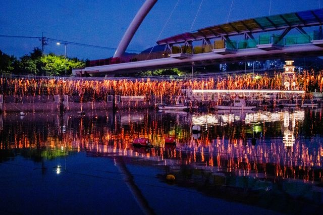 지난해 장림항에서 열린 낙화놀이