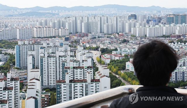 수도권의 아파트 단지 [자료 사진] 