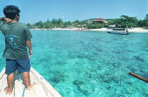 길리 트라왕간 섬의 투명한 해변 [사진/성연재 기자] 