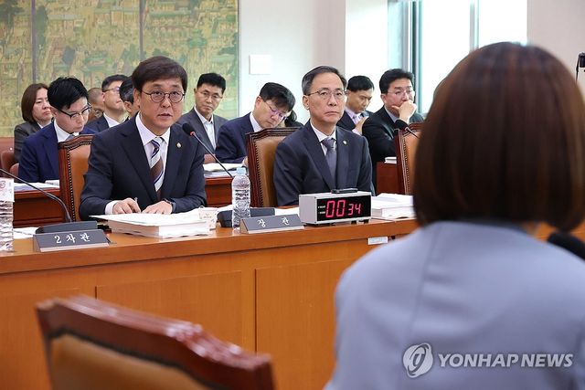 의원 질의 답변하는 최휘영 문체부 장관