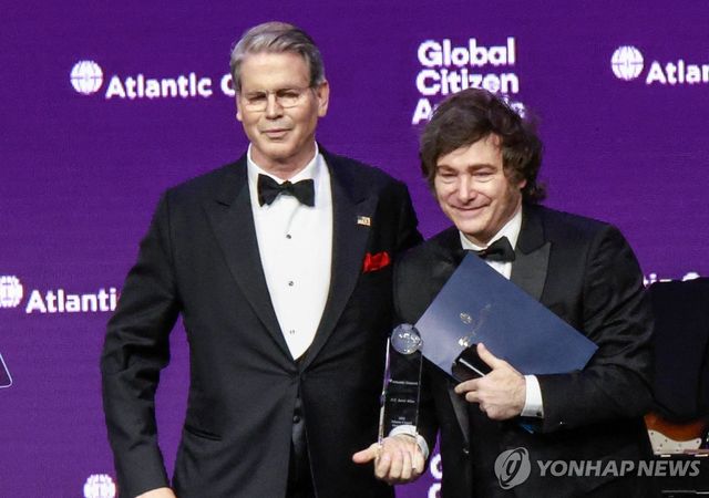 베선트 미국 재무장관과 밀레이 아르헨티나 대통령